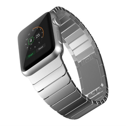 Apple Watch Band Stainless Steel Link Bracelet | Silver –